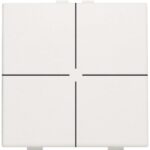 Niko Home Control I Viervoudige drukknop Original wit
