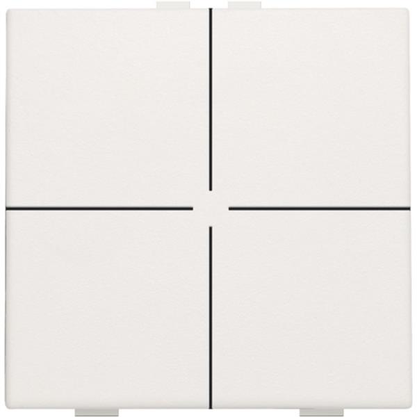 Niko Home Control I Viervoudige drukknop Original wit