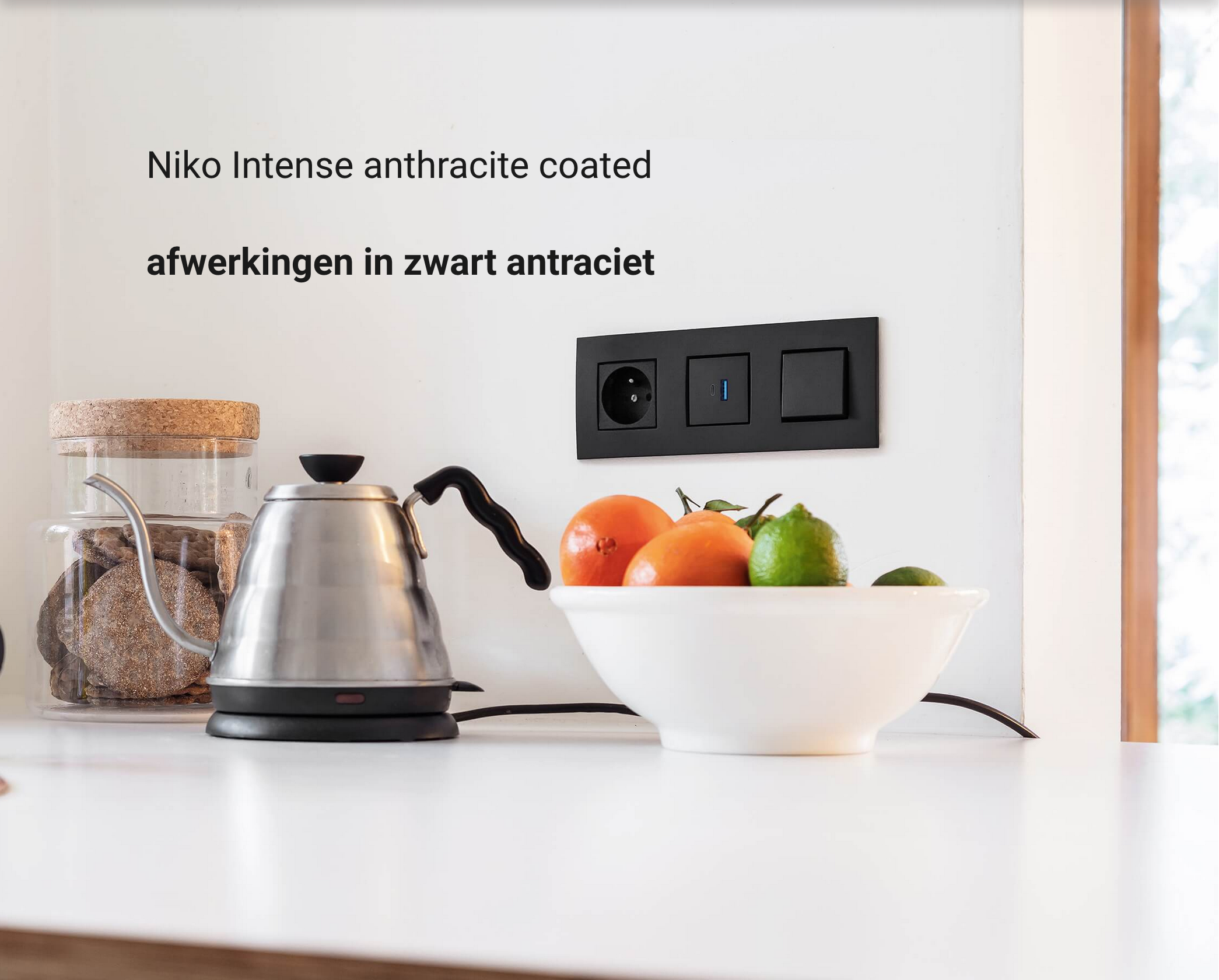 niko intense anthracite coated