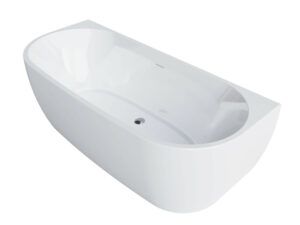Van Marcke D-Shape Design bad duo 180x80 centraal glanzend