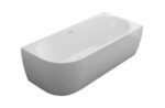 Van Marcke D-Shape Design bad duo 180x80 rechts glanzend