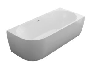 Van Marcke D-Shape Design bad duo 180x80 rechts glanzend