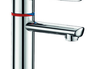 Delabie Securitherm thermostatische sequentiële wastafelmengkraan