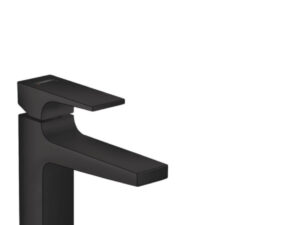 Hansgrohe Metropol wastafelmengkraan ééngreeps met Push-open mat zwart