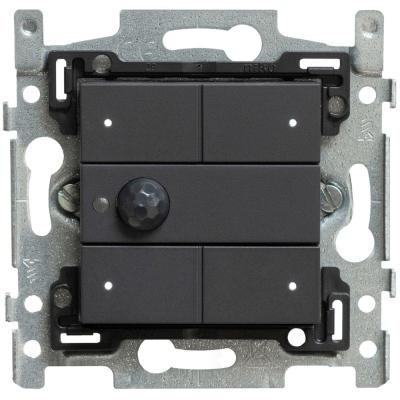 QBus Schakelaar-Beweging+Thermostaat 3-toets
