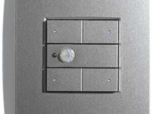 QBus Schakelaar-Beweging+Thermostaat 3-toets