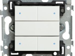 QBus Schakelaar 4-toets Niko White 101 RGB