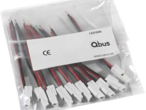 QBus Blauwe LED Niko Drukknop op INP02/04 - 1