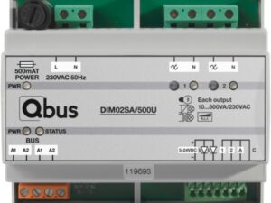 QBus Dimmermodule (2x 500VA) Universeel