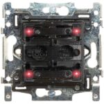 QBus Schakelaar-Thermostaat 4-toets Niko RGB