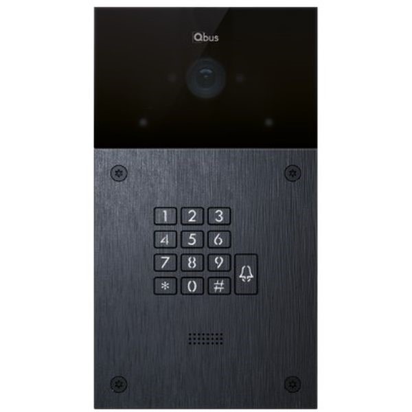 QBus Qbus SIP videofoon deurstation zwart geb