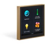 QBus RoomMate Controller Brushed Brass