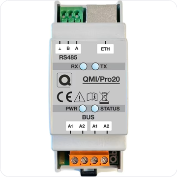 QBus Modbus Inter. HVAC & energie RTU TCP/IP Qbus
