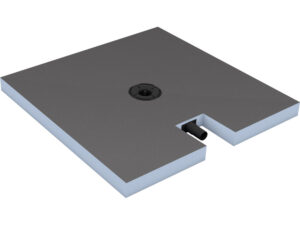 Wedi Fundo Plano Z douchevloer 1600x1000x65mm rechthoekig decentrale afvoer