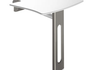 Delabie Be-Line douchezitje voet opklapbaar afneembaar anti-slip antraciet 135kg