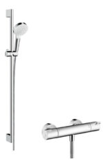 Hansgrohe Crometta douchesysteem voor opbouw Vario met Ecostat 1001 CL
