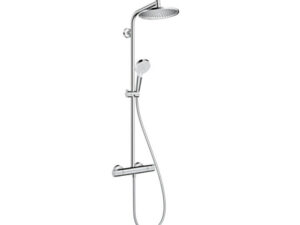 Hansgrohe Crometta Showerpipe douchesysteem EcoSmart 9l/min S 240 1jet chroom