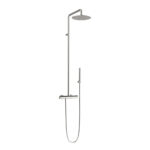 Van Marcke Nero thermostatisch douchesysteem hoofddouche 1jet brushed nikkel