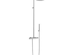 Van Marcke Nero thermostatisch douchesysteem hoofddouche 1jet brushed nikkel