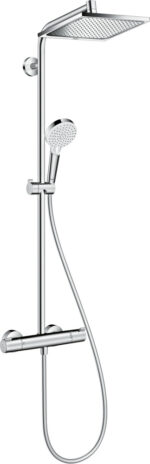 Hansgrohe Crometta E Showerpipe 240 1jet EcoSmart met thermostaat chroom