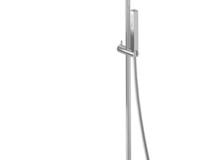 Zucchetti docce Square douchesysteem Brushed Metal Black
