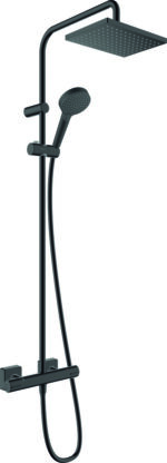 Hansgrohe Vernis Shape Showerpipe 230 1 jet EcoSmart met thermostaat mat zwart