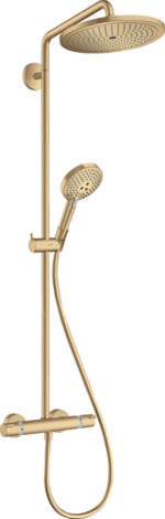 hansgrohe Croma Select S 280 showerpipe 1 jet EcoSmart met thermostaat D280 brushed bronze