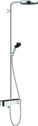 Hansgrohe Pulsify S Showerpipe 260 1 jet met badthermostaat chroom