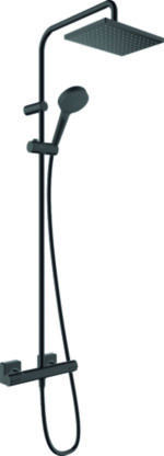 Hansgrohe Vernis Shape Showerpipe 230 1 jet met thermostaat mat zwart