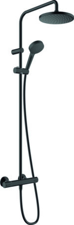 Hansgrohe Vernis Blend Showerpipe 200 1 jet EcoSmart met thermostaat mat zwart
