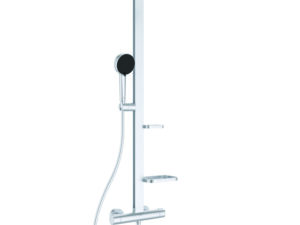 Ideal Standard Alu+ thermostatisch douchesysteem antikalk Silver