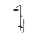 Zucchetti Docce douchesysteem PVD brushed chocolate