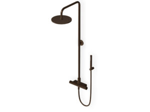 Zucchetti Docce douchesysteem PVD brushed chocolate