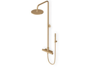 Zucchetti Docce douchesysteem brushed PVD british gold