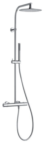 Van Marcke Nero II douchesysteem thermostatisch chroom