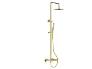 GO Van Marcke Verona douchesysteem thermostatisch geborsteld goud