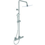 Ideal Standard Ceratherm T100 douchesysteem Idealrain 200mm vierkant chroom