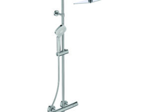 Ideal Standard Ceratherm T100 douchesysteem Idealrain 200mm vierkant chroom