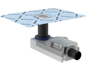 Geberit Uniflex vloerputje voor betegelde douche
