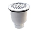 Nicoll douchesifon verticaal D90 mm inox