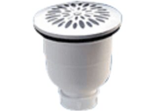 Nicoll douchesifon verticaal D90 mm inox