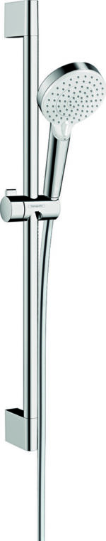 Hansgrohe Crometta doucheset Vario EcoSmart 9 l/min. douchestang 65cm wit/chroom