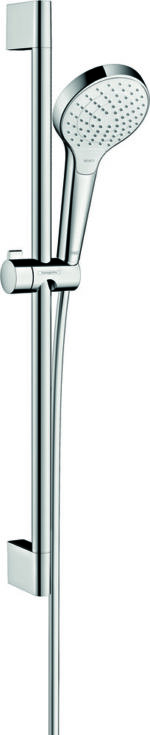 Hansgrohe Croma Select douchegarnituur Vario met douchestang 65cm wit/chroom