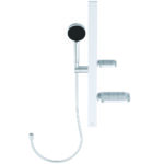 Ideal Standard Alu+ glijstangcombinatie 60 cm 2 functies antikalk Silver