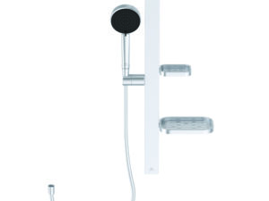 Ideal Standard Alu+ glijstangcombinatie 60 cm 2 functies antikalk Silver