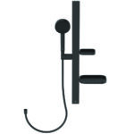 Ideal Standard Alu+ glijstangcombinatie 60 cm 2 functies antikalk Silk Black