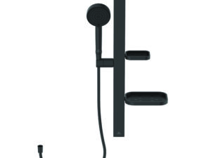 Ideal Standard Alu+ glijstangcombinatie 60 cm 2 functies antikalk Silk Black