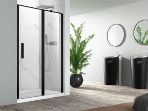 Van Marcke Pina XL draaideur 800x2000mm zwart mat