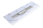 I-Drain Pro Linear 54 douchegoot geen rooster L80cm waterdichtingsdoek 33cm