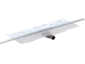 I-Drain AIO all-in-one douchegoot 95cm verstelbare afvoerrooster geborsteld RVS